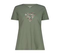 Maillot piqué motif imprimé sur le devant femme CMP Vert S