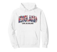 Maillot pour Fan de Football 2026 England Come on England Sweat à Capuche