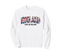 Maillot pour Fan de Football 2026 England Come on England Sweatshirt