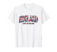 Maillot pour Fan de Football 2026 England Come on England T-Shirt