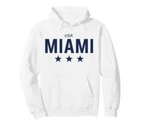 Maillot pour Fan de Football 2026 USA Miami Trois étoiles Sweat à Capuche