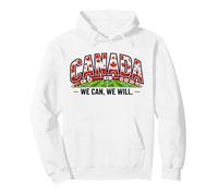 Maillot pour Fans de Football 2026 Canada We Can We Will Supporters Sweat à Capuche