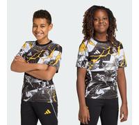 ADIDAS PERFORMANCE T-Shirt fonctionnel 'Real Madrid Avengers 25/26' jaune / pierre / noir / blanc, Taille 128
