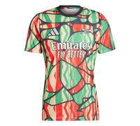 Arsenal Maillot d'avant-match Rouge/Vert Homme Adidas Preshi S