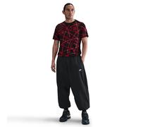 Atlético Madrid Academy Pro Nike Dri-Fit Pre-Match Haut de Football à Manches Courtes pour Homme, Noir/Crimson Clair/Rouge université/Crimson Clair, IF3965-010, Taille M