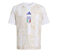 Adidas Performance T-shirt fonctionnel FIGC camel/bleu marine/rouge/blanc cassé Taille 152