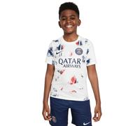 Maillot Prematch enfant PSG Academy Pro 2024/25 Blanc 12/13 ans Unisex