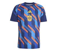 Adidas Maillot d'avant-match Espagne 26/27 domicile manches courtes Bleu L Homme