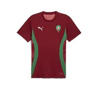 Puma Maillot pré-match Maroc CAN 2025 Rouge Taille S Homme