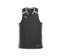 PUMA Maillot de basketball Hoops Team Game Homme Noir/Blanc Taille L