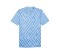 PUMA Teamglory Maillot de Football, Bleu Clair Blanc, L Mixte