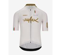 Maillot Q36.5 Gregarius Clima Nibali Shark manches courtes blanc - M