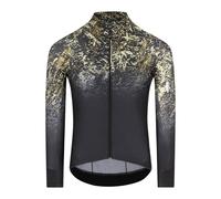 Maillot Q36.5 Gregarius Hybrid Alpi Camo Maillot à Manches Longues Noir, Taille M