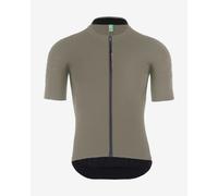 Maillot Q36.5 Grid Skin manches courtes marron. - XS