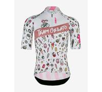 Maillot Q36.5 R2 Team Gelato manche courte blanc. - M
