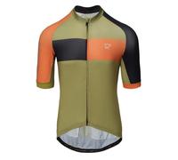 Maillot Radvik Svan GTS - green olive/marmalade/phanton XL