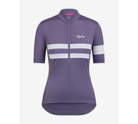 Maillot Rapha Brevet Lightweight manche courte lilas blanc femme - L