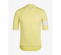 Rapha Core Short Sleeve Jersey Jaune S Homme Canary Yellow / White Alyssum