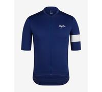 Rapha Core Short Sleeve Jersey Bleu S Homme Navy / White