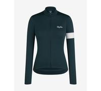 Maillot Rapha Core Thermal manches longues bleu foncé verdâtre femme - S