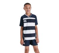 Maillot rayé enfant Canterbury Vapodri Evader Bleu S
