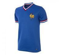 COPA France 1971 Maillot de Football rétro Bleu