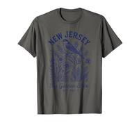 Maillot rétro New Jersey State Est 1787 Boardwalks Urban Life T-Shirt