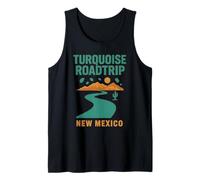 Maillot Roadtrip Turquoise New Mexico Desert Highway Sunset Débardeur