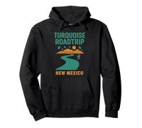 Maillot Roadtrip Turquoise New Mexico Desert Highway Sunset Sweat à Capuche