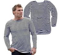 Mil-Tec Marine Summer, pull-over XL Bleu Foncé/Blanc Bleu Foncé/Blanc