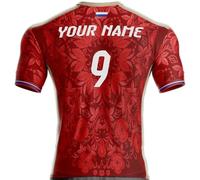 Maillot Russie Football RS-77 Drapeau Russe (FR/ES, Alpha/Lettres, TG, Taille Normale, Taille Normale, + Personnalisation)