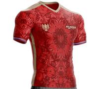Maillot Russie Football RS-77 Drapeau Russe (FR/ES, Alpha/Lettres, TG, Taille Normale, Taille Normale, Rouge)