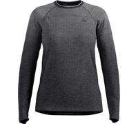 Odlo T-shirt manches longues Essential Seamless col rond sans coutures Femme M Gris