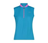 Maillot sans manches demi-zip femme CMP Bleu S