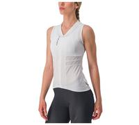 Castelli Anima 4 Sleeveless Jersey Blanc XL Femme Ivory / Light Black