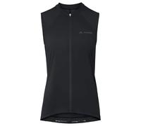 Vaude Bike Matera Fz Tricot Sl Sleeveless Jersey Noir 40 / Regular Femme