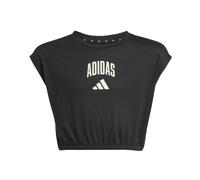 Maillot sans manches fille adidas Collegiate Typography Noir 9/10 ans