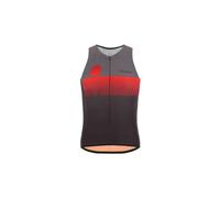 Maillot sans manches santini x ironman audax aero noir rouge