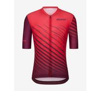 Maillot Santini Astro manches courtes rouge - L