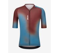Santini Aura Short Sleeve Jersey Multicolore M Brown Chocolate