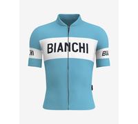 Santini Bianchi Retro 2025 Short Sleeve Jersey Bleu M Homme Sky Blue