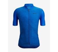 Maillot Santini Colore Puro manche courte bleu intense - Coupe Slim - S