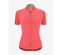 Santini Colore Puro Short Sleeve Jersey Rouge 2XS Femme Grenadine