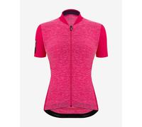 Maillot Santini Colore Puro manche courte rose framboise femme - Coupe Sleek - XS