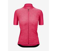 Maillot Santini Colore Puro manche courte rouge framboise femme - Coupe Slim - L