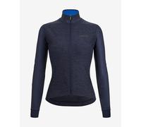 Maillot Santini Colore Puro manche longue bleu marine femme - Coupe Slim - XL