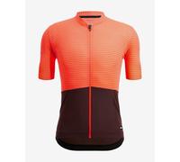 Santini Colore Riga Short Sleeve Jersey Orange S Homme Orange