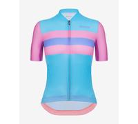 Maillot Santini ECO Sleek Bengal manche courte turquoise clair rose femme - Coupe Sleek - L