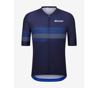 Maillot Santini Idea manches courtes bleu marine - M