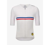 Santini Maillot Jaune Hautacam 2025 Short Sleeve Jersey Blanc S Homme,Femme Print